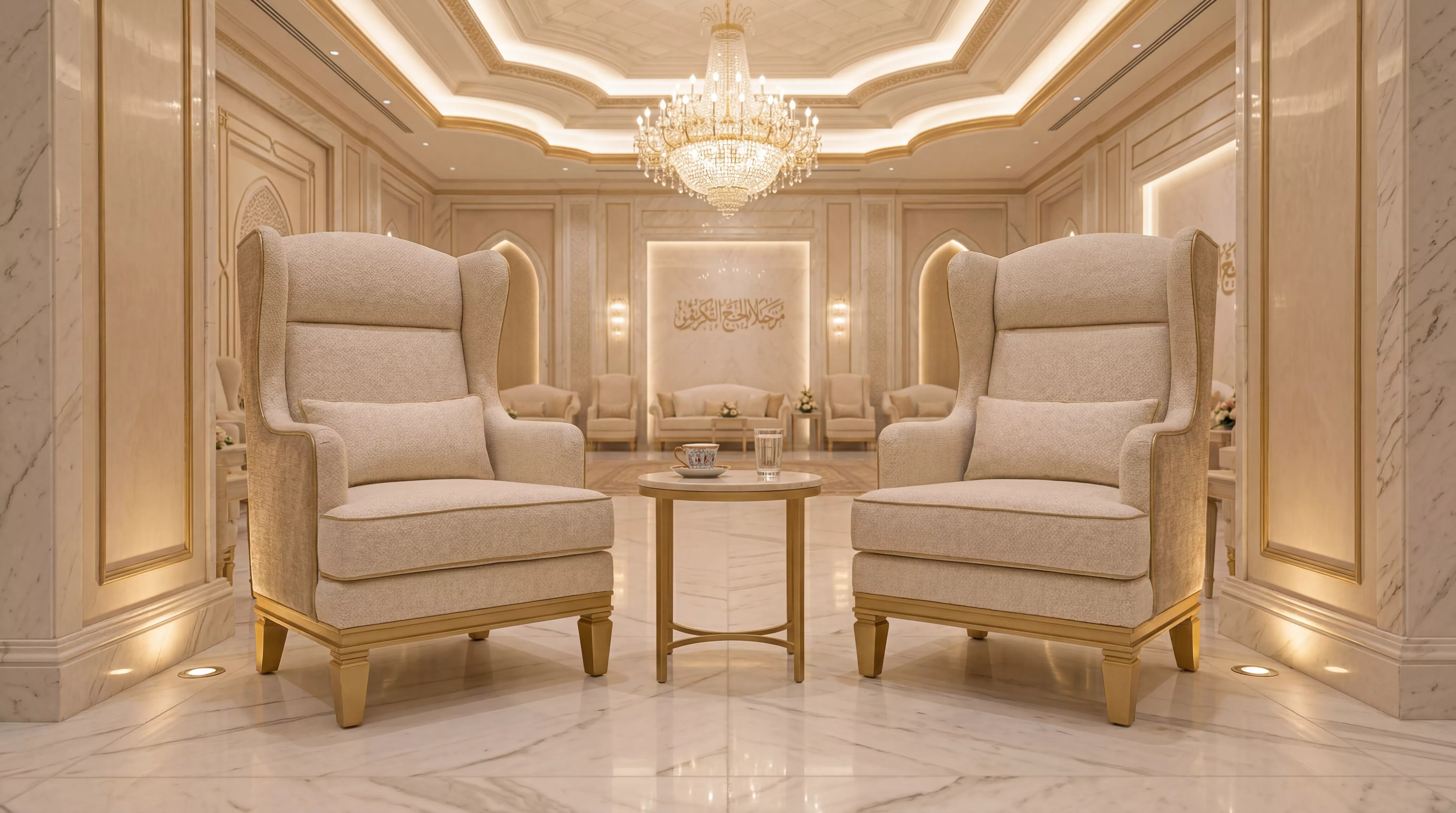Comfortable and safe seating area design for elderly pilgrims